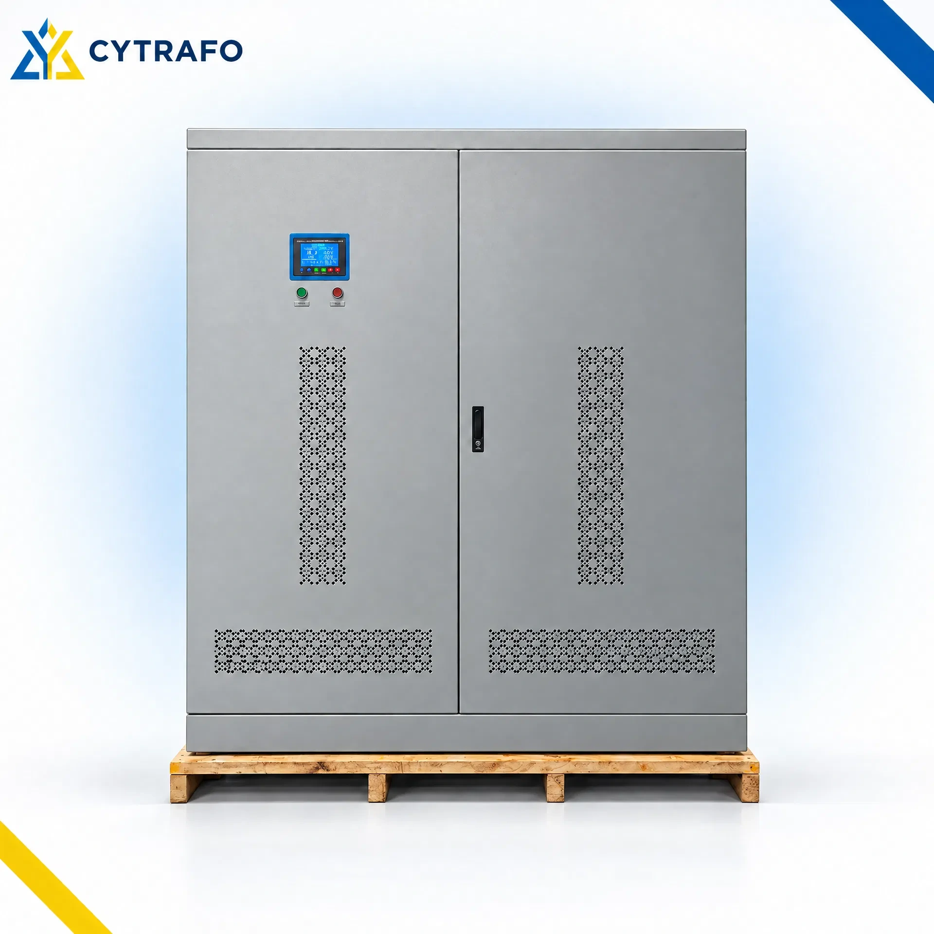 CYTRAFO SBW three-phase servo voltage stabilizer double-door digital control cabinet