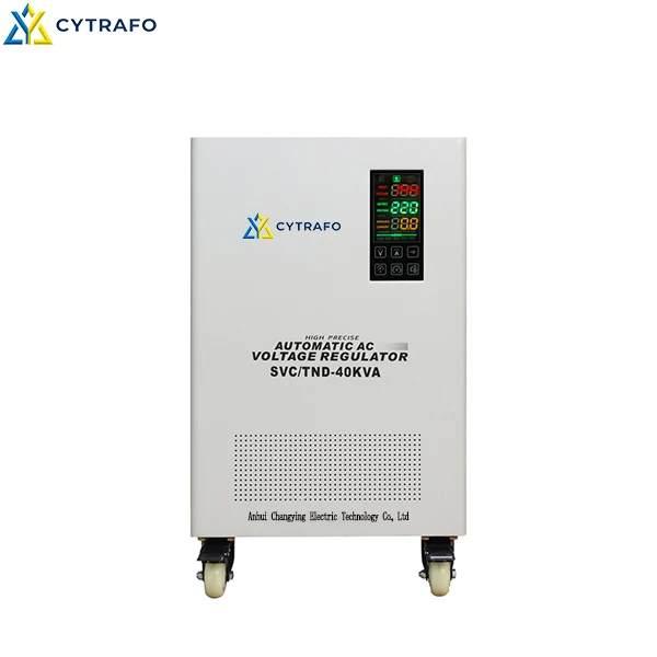 SVC/TND 25–40kVA Single-Phase Servo Voltage Stabilizer Internal structure and production inspection