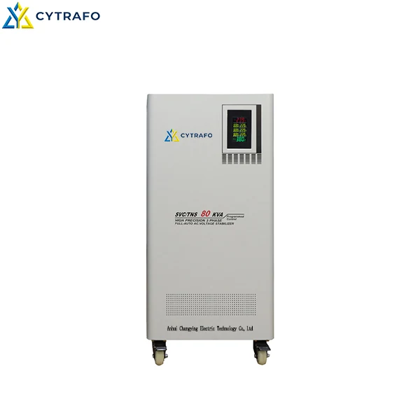 SVC/TNS 70–100kVA Three-Phase Industrial Voltage Stabilizer Internal structure and production inspection