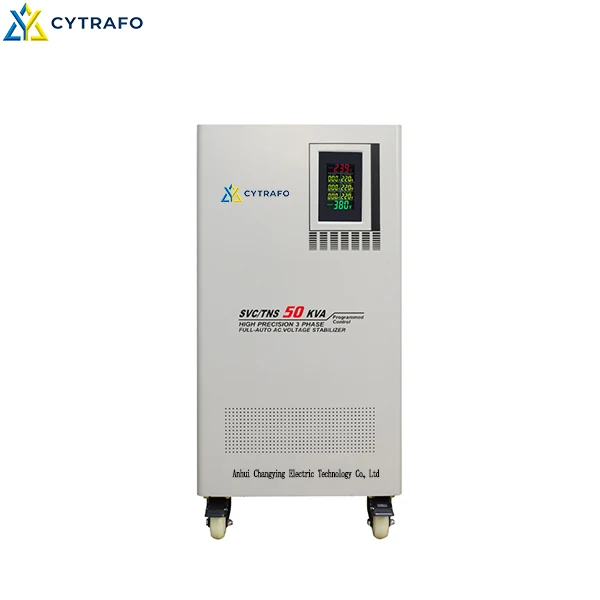 CYTRAFO SVC/TNS 50–100kVA Three-Phase Servo Voltage Stabilizer, 50KVA 60KVA 80KVA 100KVA, Three phase power regulation equipment